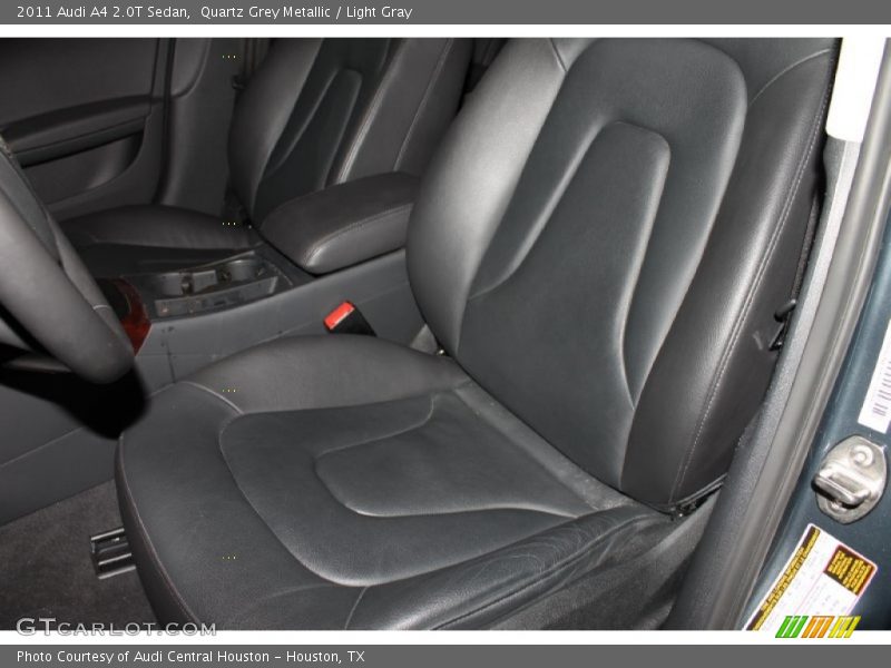 Quartz Grey Metallic / Light Gray 2011 Audi A4 2.0T Sedan