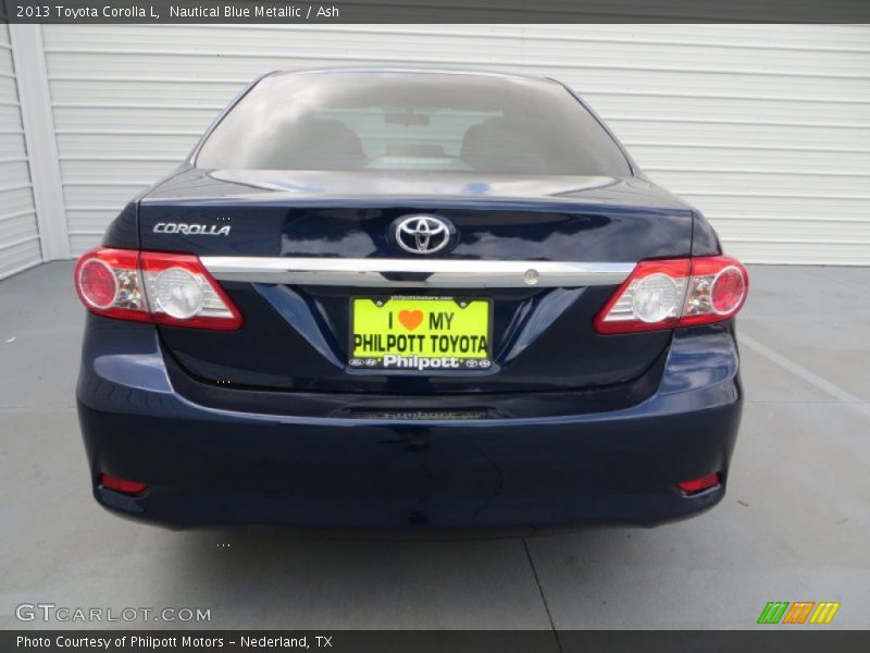 Nautical Blue Metallic / Ash 2013 Toyota Corolla L