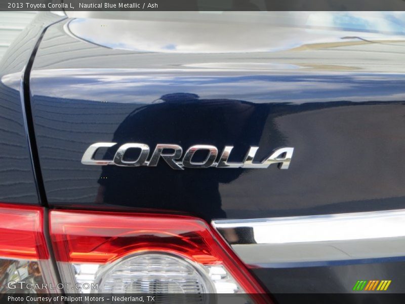 Nautical Blue Metallic / Ash 2013 Toyota Corolla L