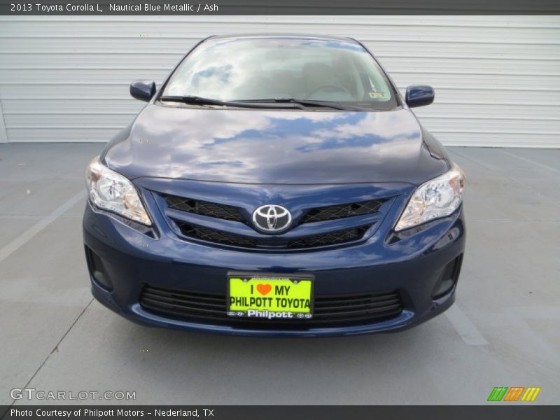 Nautical Blue Metallic / Ash 2013 Toyota Corolla L