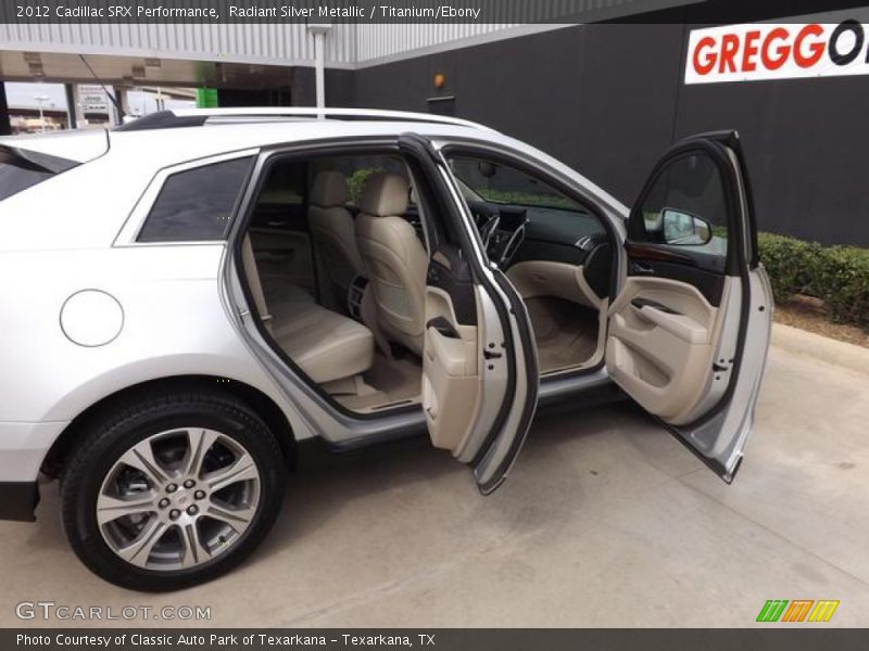Radiant Silver Metallic / Titanium/Ebony 2012 Cadillac SRX Performance