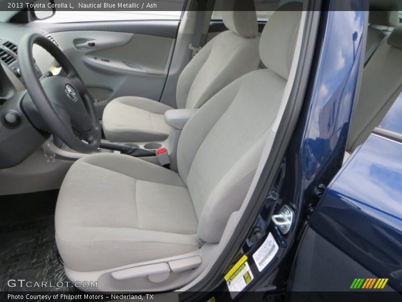 Nautical Blue Metallic / Ash 2013 Toyota Corolla L