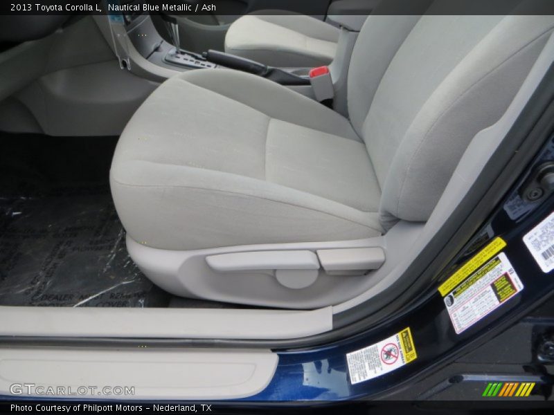 Nautical Blue Metallic / Ash 2013 Toyota Corolla L