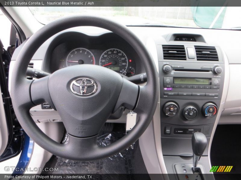 Nautical Blue Metallic / Ash 2013 Toyota Corolla L