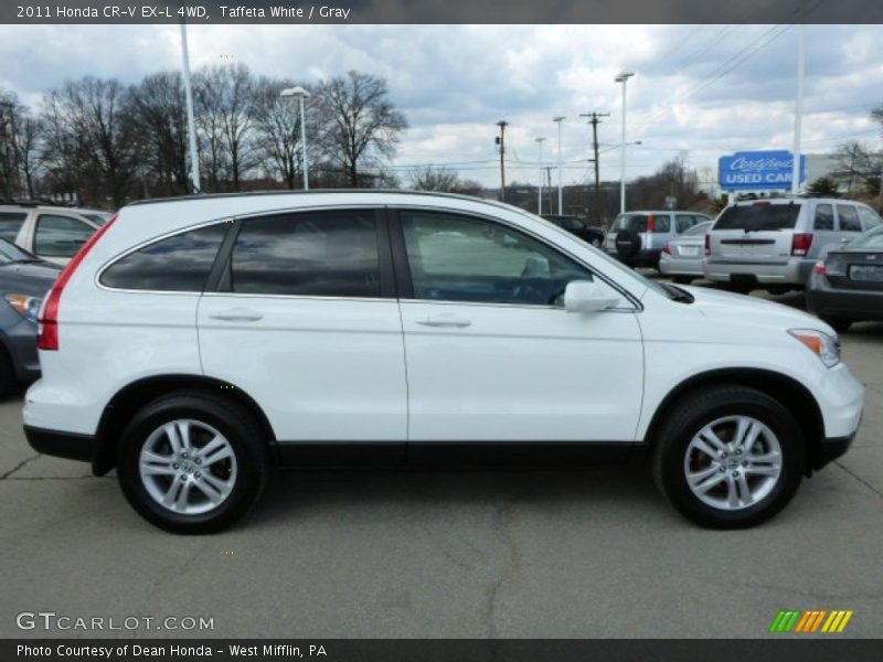 Taffeta White / Gray 2011 Honda CR-V EX-L 4WD