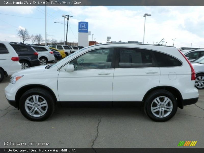 Taffeta White / Gray 2011 Honda CR-V EX-L 4WD