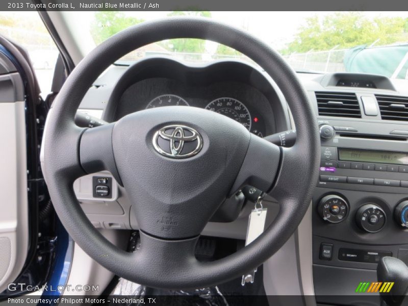 Nautical Blue Metallic / Ash 2013 Toyota Corolla L