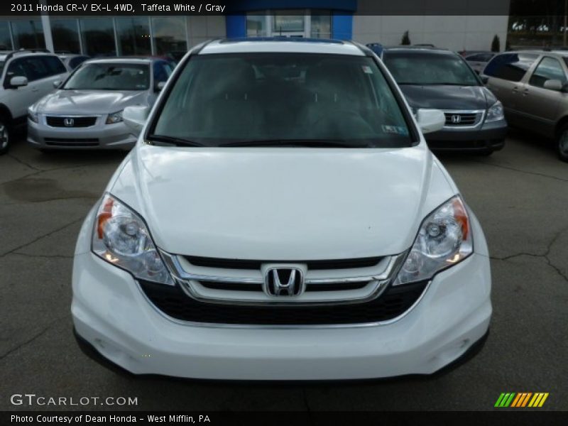 Taffeta White / Gray 2011 Honda CR-V EX-L 4WD