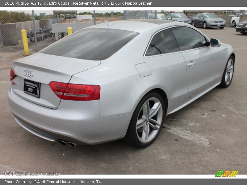 Ice Silver Metallic / Black Silk Nappa Leather 2010 Audi S5 4.2 FSI quattro Coupe