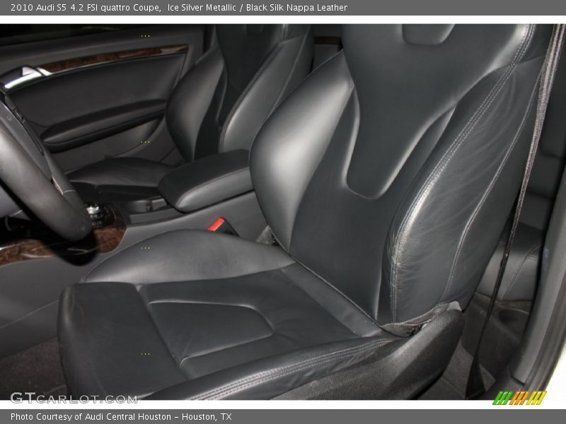 Ice Silver Metallic / Black Silk Nappa Leather 2010 Audi S5 4.2 FSI quattro Coupe