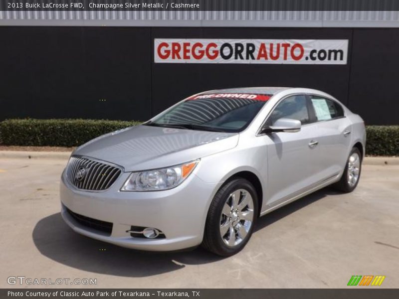 Champagne Silver Metallic / Cashmere 2013 Buick LaCrosse FWD