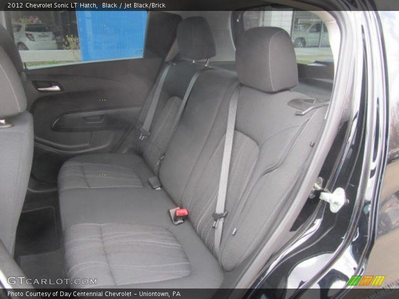 Black / Jet Black/Brick 2012 Chevrolet Sonic LT Hatch