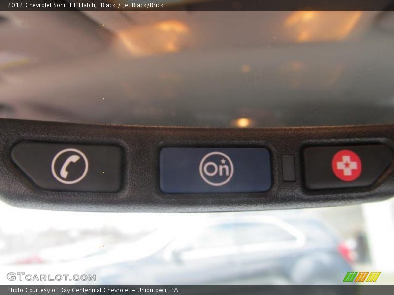 Black / Jet Black/Brick 2012 Chevrolet Sonic LT Hatch