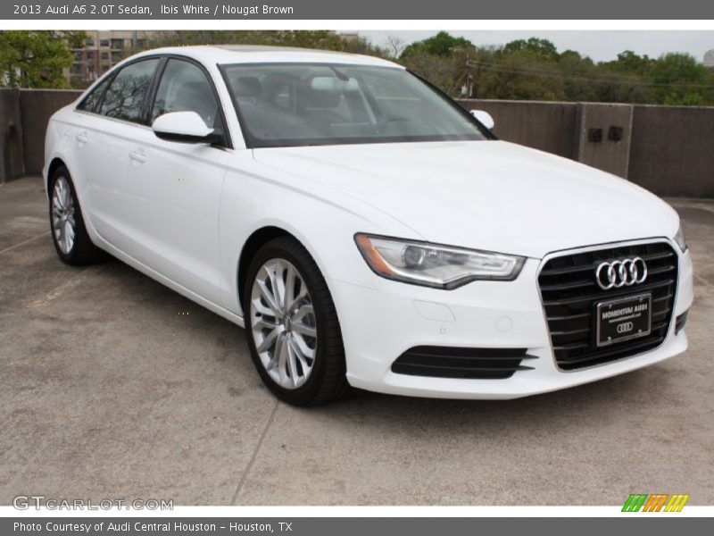 Ibis White / Nougat Brown 2013 Audi A6 2.0T Sedan