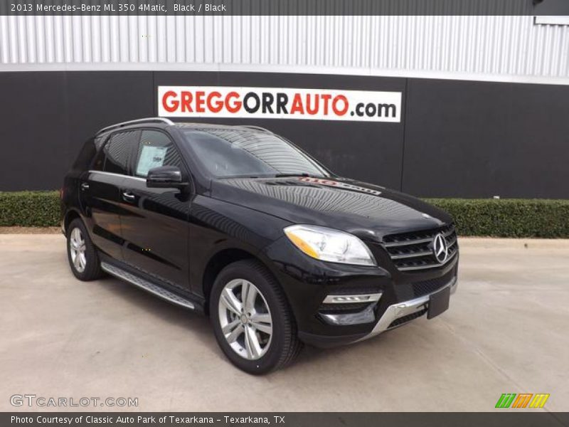 Black / Black 2013 Mercedes-Benz ML 350 4Matic