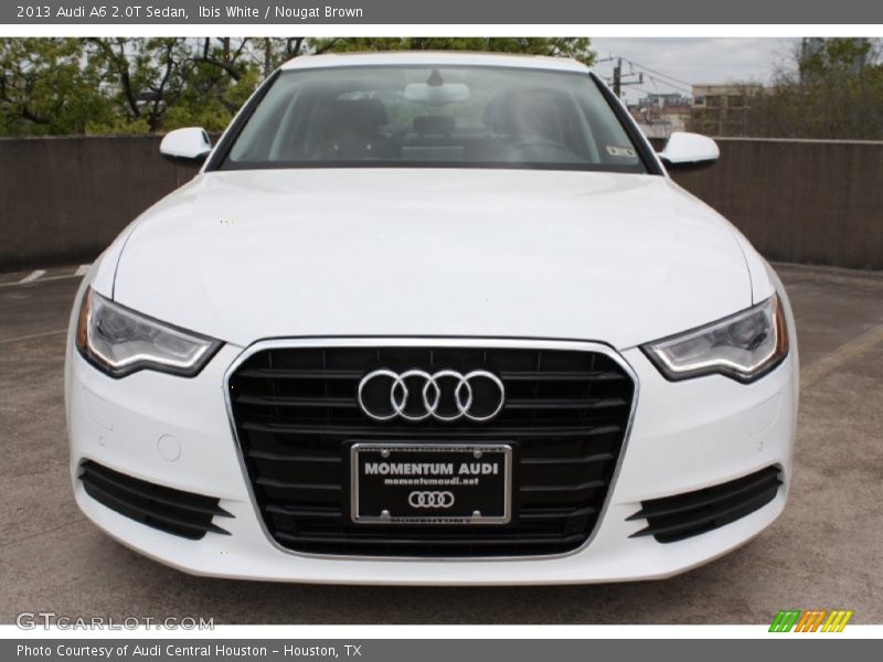 Ibis White / Nougat Brown 2013 Audi A6 2.0T Sedan