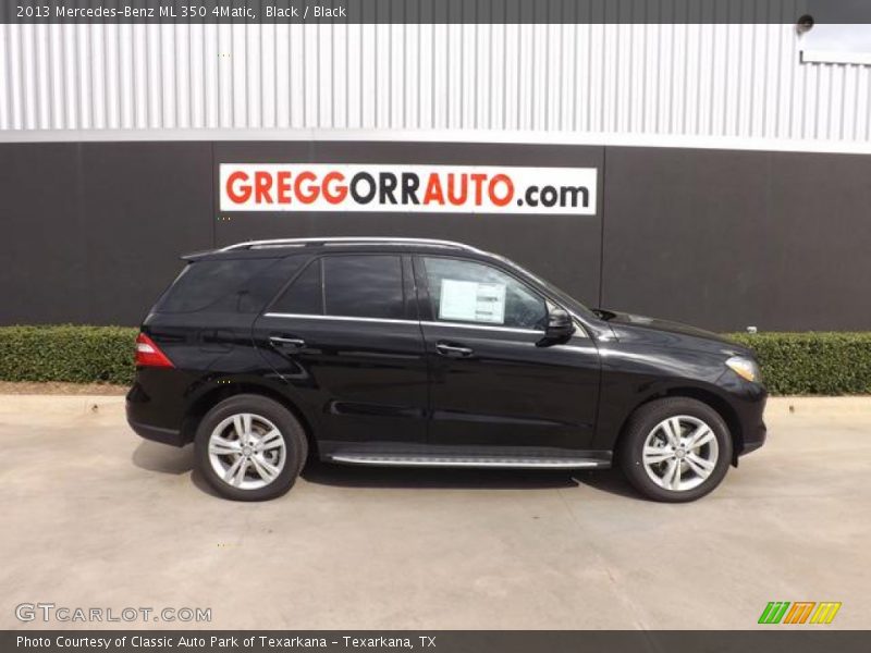 Black / Black 2013 Mercedes-Benz ML 350 4Matic