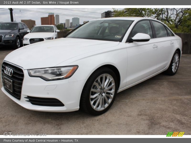 Ibis White / Nougat Brown 2013 Audi A6 2.0T Sedan