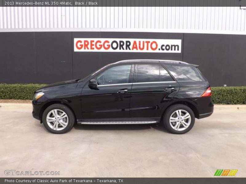 Black / Black 2013 Mercedes-Benz ML 350 4Matic