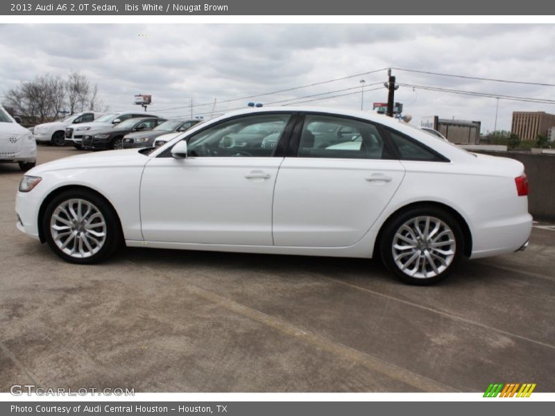 Ibis White / Nougat Brown 2013 Audi A6 2.0T Sedan