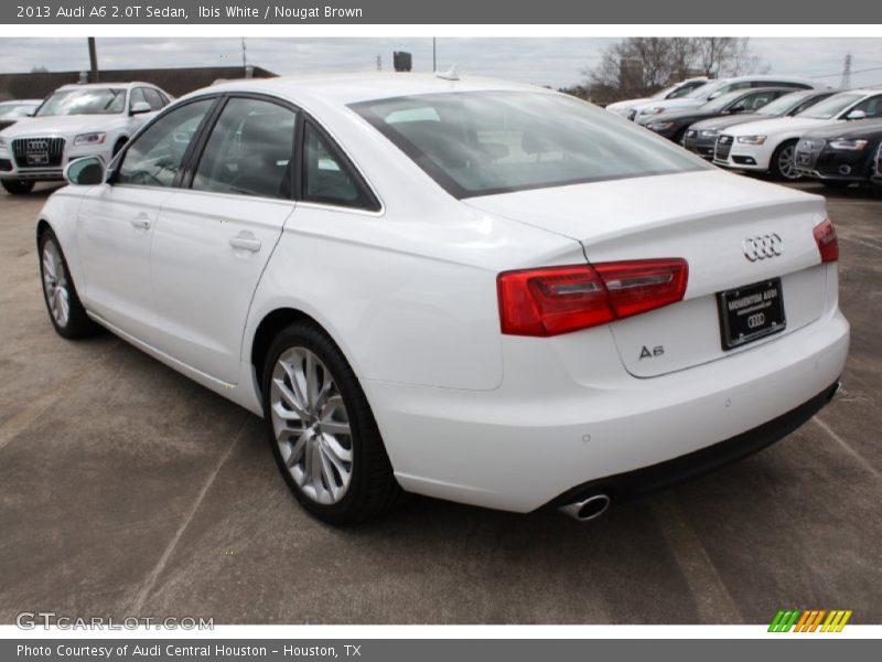 Ibis White / Nougat Brown 2013 Audi A6 2.0T Sedan