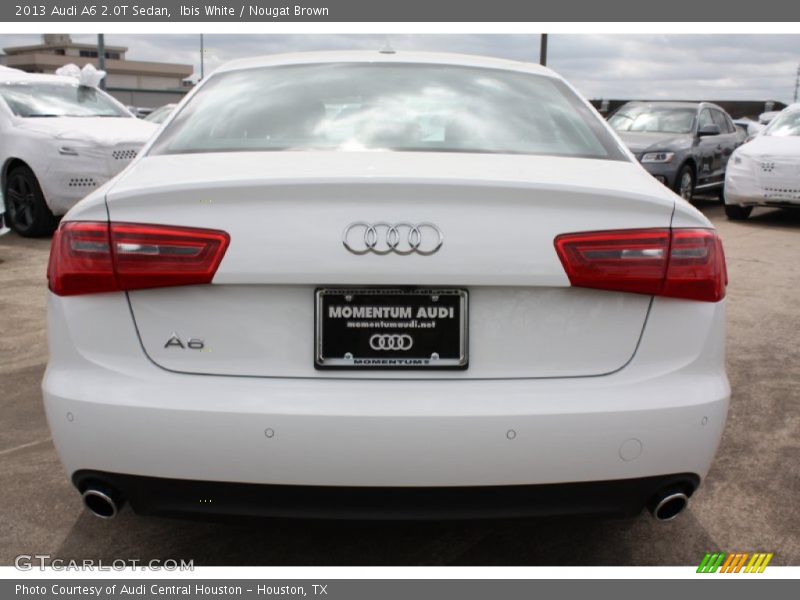 Ibis White / Nougat Brown 2013 Audi A6 2.0T Sedan
