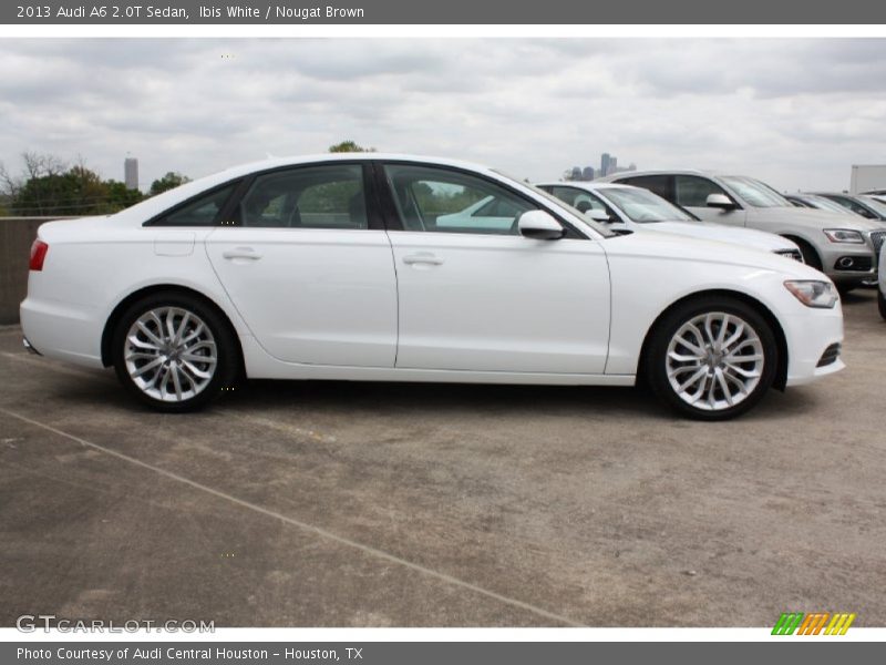 Ibis White / Nougat Brown 2013 Audi A6 2.0T Sedan