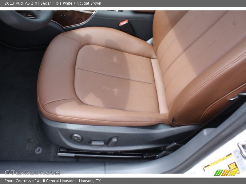 Ibis White / Nougat Brown 2013 Audi A6 2.0T Sedan