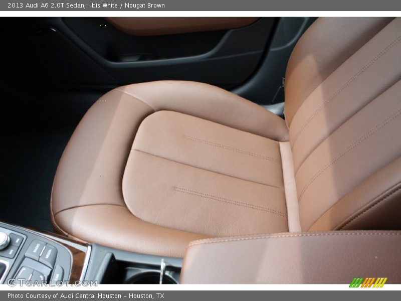 Ibis White / Nougat Brown 2013 Audi A6 2.0T Sedan