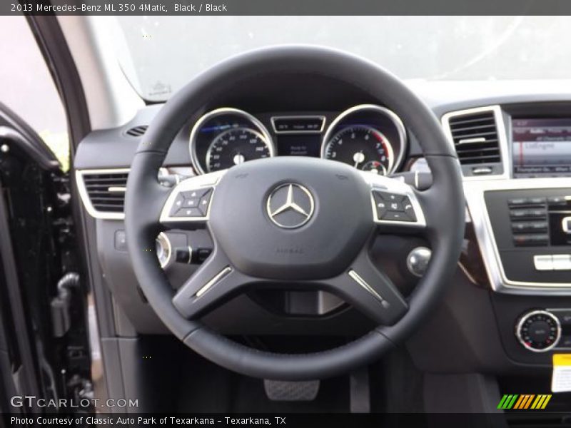 Black / Black 2013 Mercedes-Benz ML 350 4Matic
