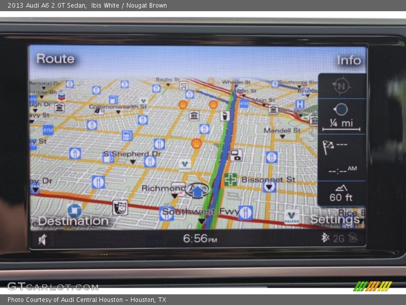Ibis White / Nougat Brown 2013 Audi A6 2.0T Sedan