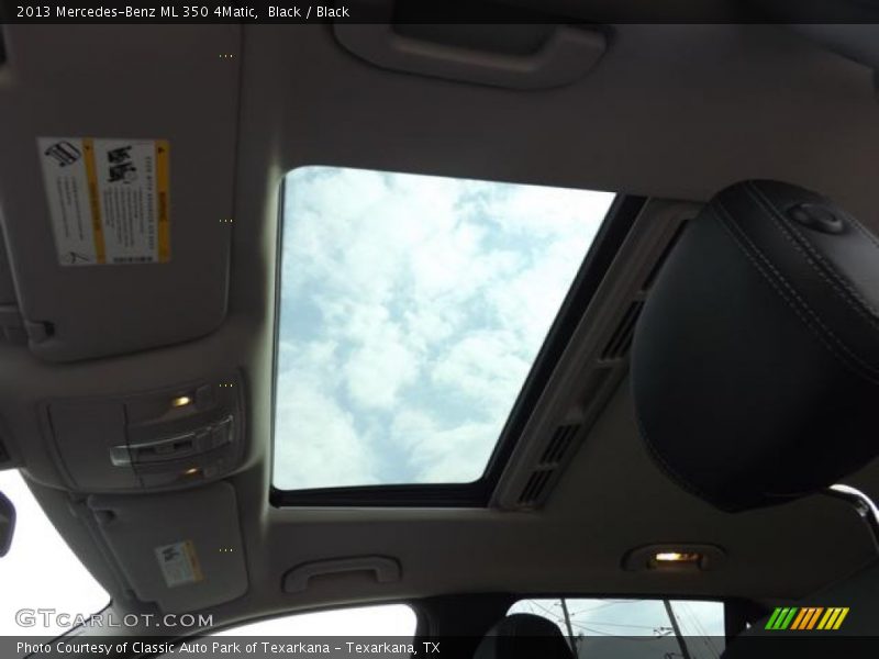 Black / Black 2013 Mercedes-Benz ML 350 4Matic
