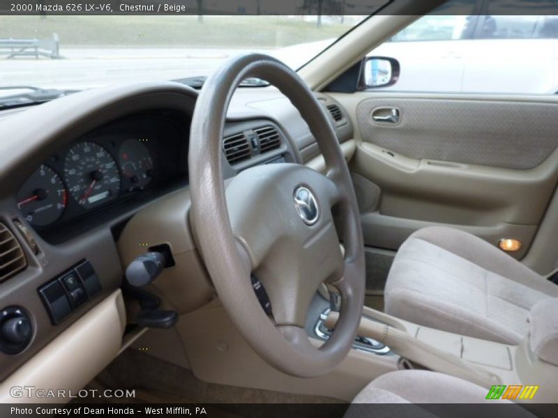 Chestnut / Beige 2000 Mazda 626 LX-V6