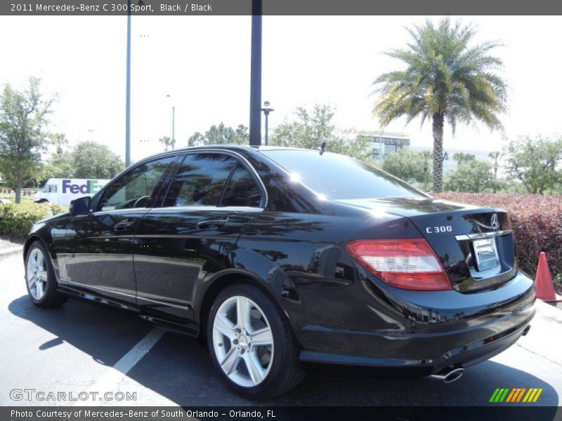 Black / Black 2011 Mercedes-Benz C 300 Sport