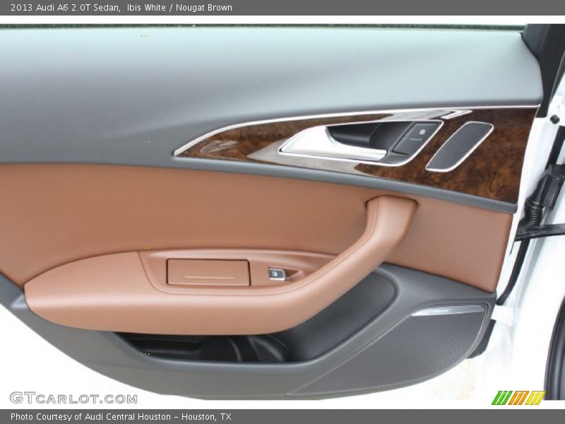 Ibis White / Nougat Brown 2013 Audi A6 2.0T Sedan