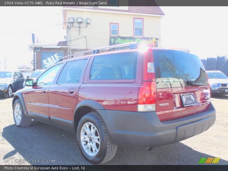 Ruby Red Metallic / Beige/Light Sand 2004 Volvo XC70 AWD
