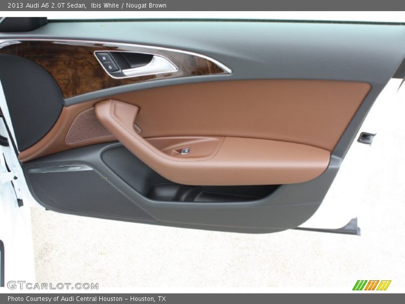 Ibis White / Nougat Brown 2013 Audi A6 2.0T Sedan