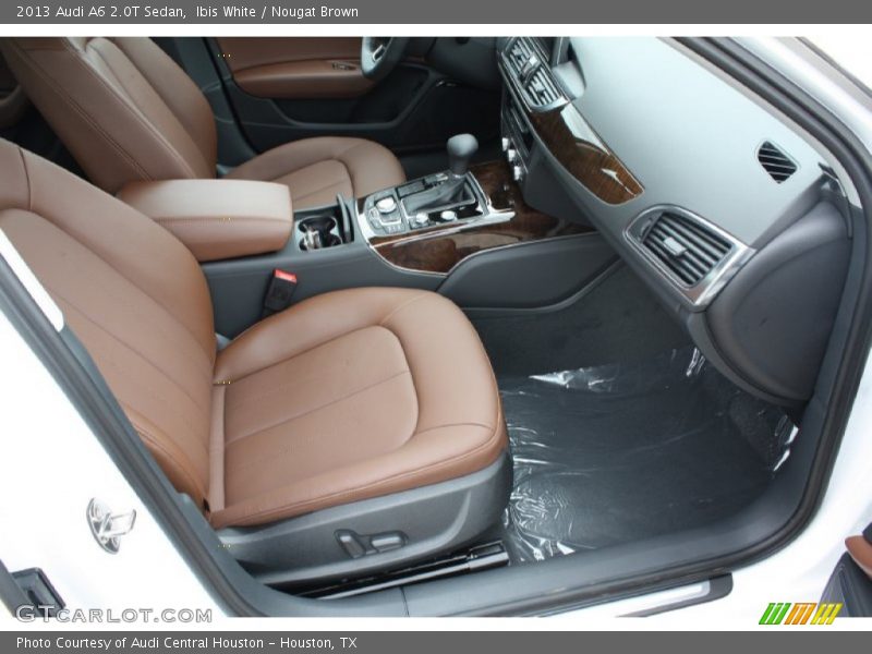 Ibis White / Nougat Brown 2013 Audi A6 2.0T Sedan