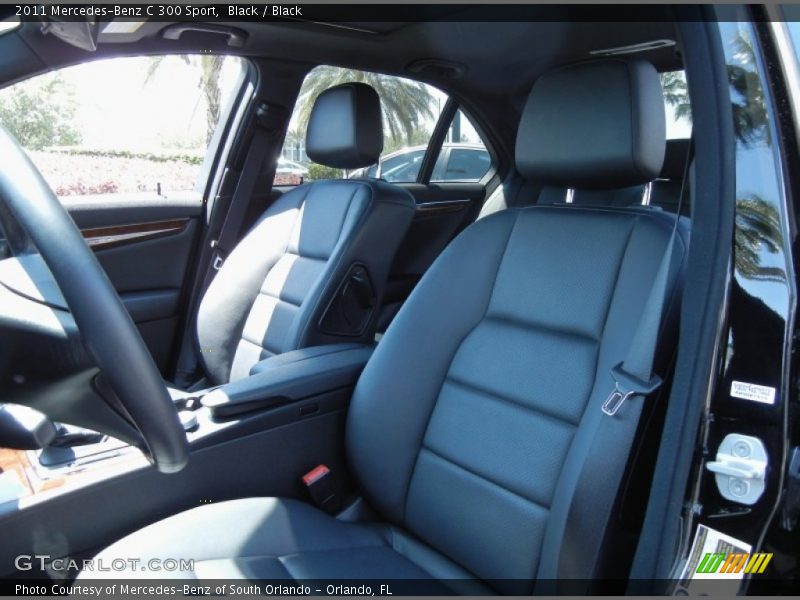 Black / Black 2011 Mercedes-Benz C 300 Sport