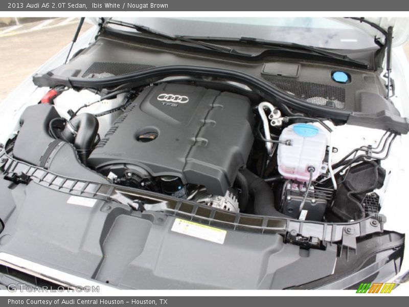 Ibis White / Nougat Brown 2013 Audi A6 2.0T Sedan