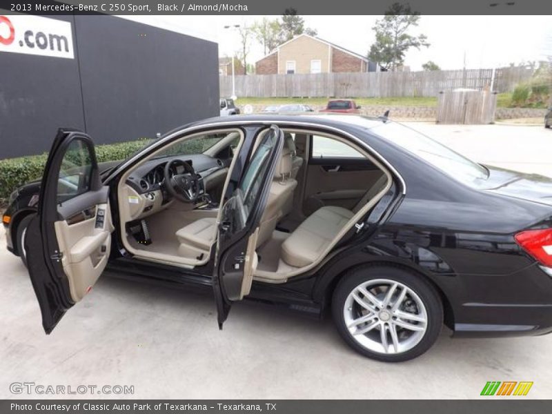Black / Almond/Mocha 2013 Mercedes-Benz C 250 Sport