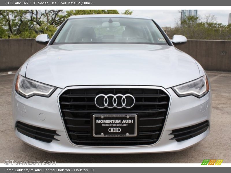 Ice Silver Metallic / Black 2013 Audi A6 2.0T Sedan