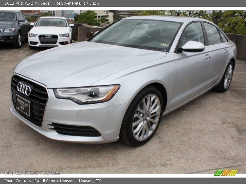 Ice Silver Metallic / Black 2013 Audi A6 2.0T Sedan