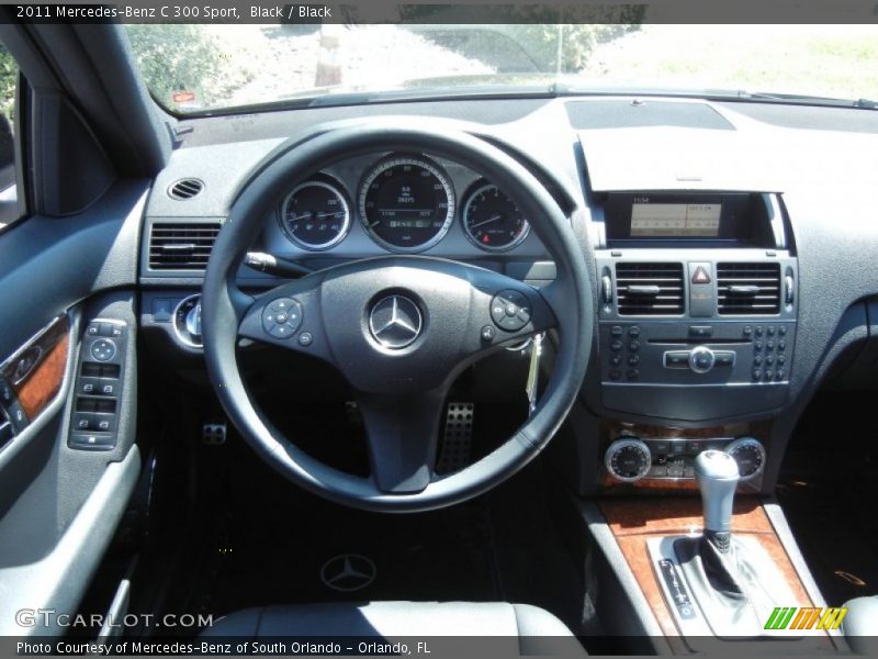 Black / Black 2011 Mercedes-Benz C 300 Sport