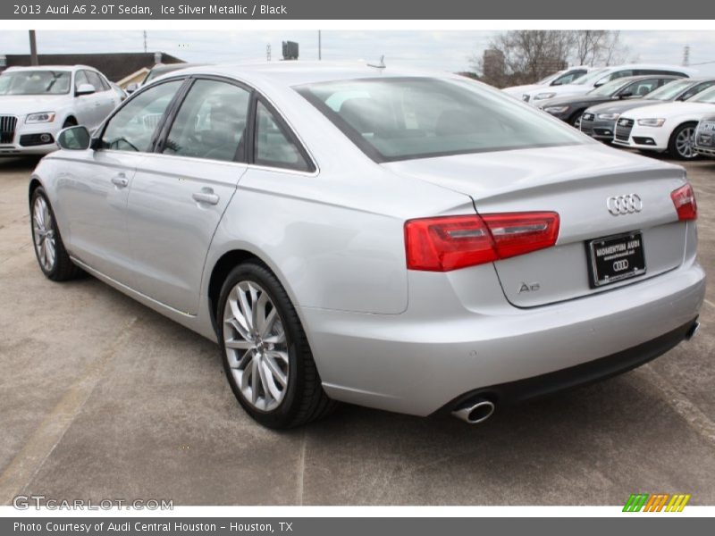 Ice Silver Metallic / Black 2013 Audi A6 2.0T Sedan