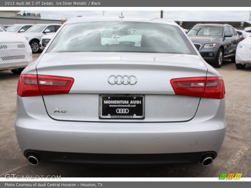 Ice Silver Metallic / Black 2013 Audi A6 2.0T Sedan