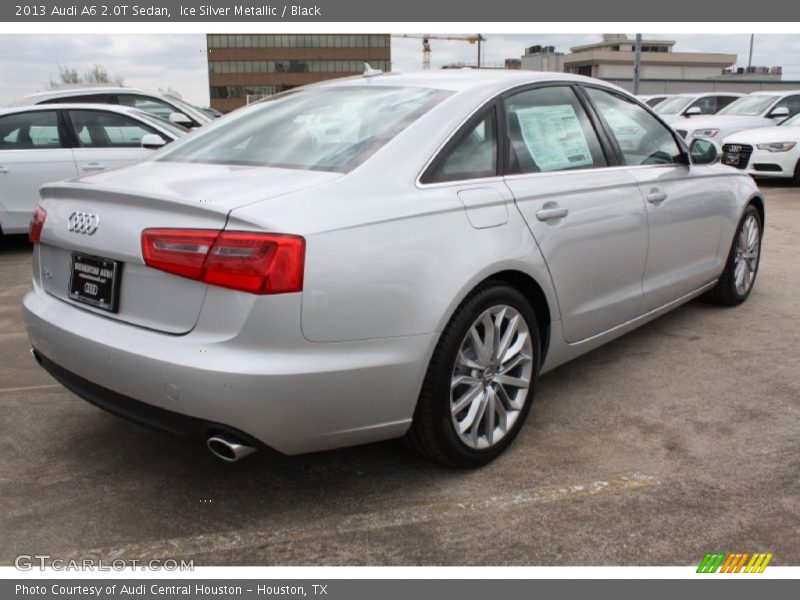 Ice Silver Metallic / Black 2013 Audi A6 2.0T Sedan