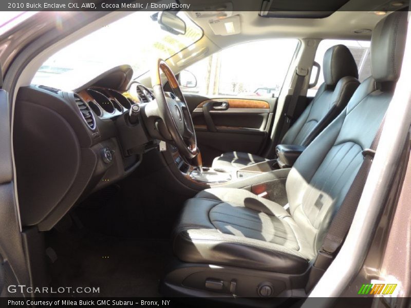 Cocoa Metallic / Ebony/Ebony 2010 Buick Enclave CXL AWD