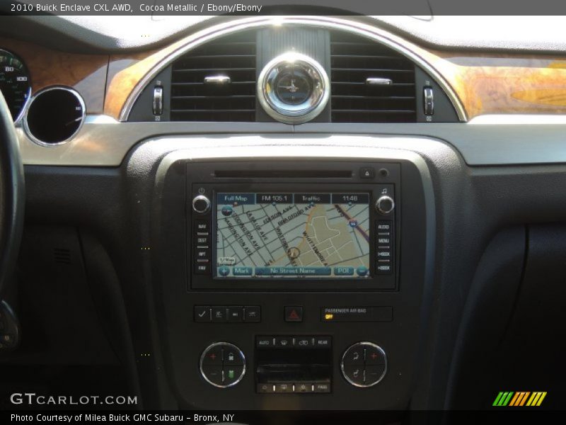 Cocoa Metallic / Ebony/Ebony 2010 Buick Enclave CXL AWD