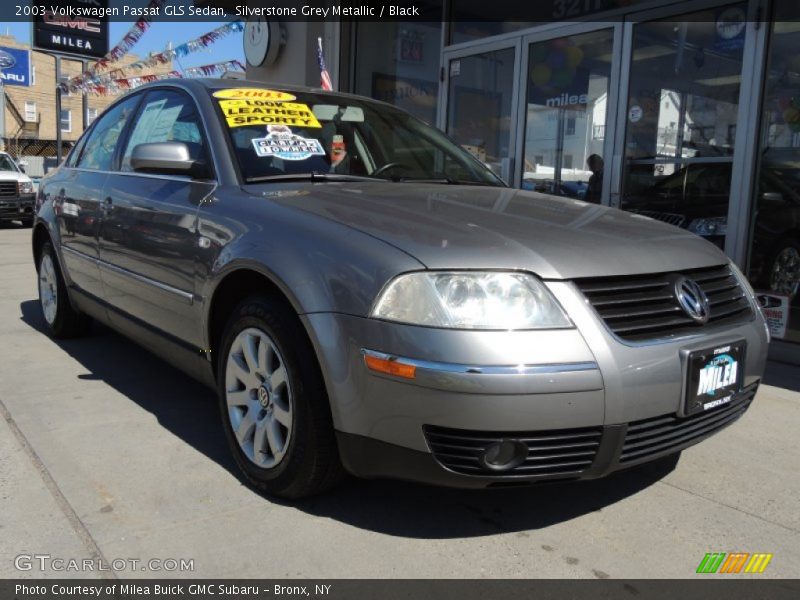 Silverstone Grey Metallic / Black 2003 Volkswagen Passat GLS Sedan